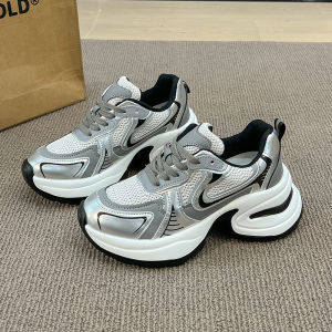 Giá khuyến mãi giày bố kiểu dáng giống nhau cho phụ nữ Zhao Lusi 2024 Giày thể thao nữ đế dày tăng chiều cao mới mùa xuân phổ biến