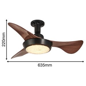 Modern Ceiling Fan with Light 3 Color Dimmable Silent Fans Remote Control Kipas Siling with Light Kipas Syiling Lampu