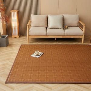 Nệm Chiếu Mây Điều Hòa dạng thảm chống trượt êm mềm mát mẻ gọn nhẹ kháng khuẩn vệ sinh