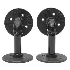 2pcs Industrial  Shelf ckets DIY Rustic Shelves Floating Shelves ckets