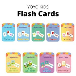 GMB Ready Mainan Yoyo Kids Flash Cards / Mainan Kartu Edukasi Anak / Mainan Flash Cards Bilingual
