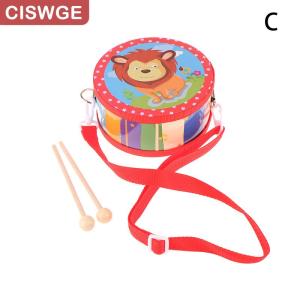 [COD] CISWGE SPORTS Kids Percussion Drum Wood Toy Set With Carry Strap Music Instrument Teaching Aids For Toddlers Develop Childrens Rhythm Sense