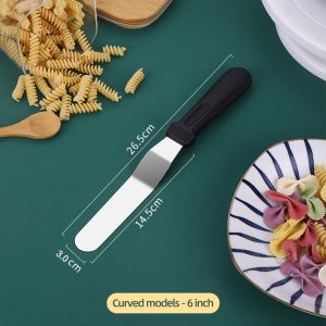 Stainless Steelcake Spatula Safe Stainless Angled Frosting Icing For Cake Decorating