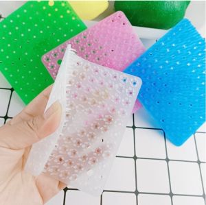 แปรงล้างผัก แปรงล้างผักผลไม้ ซิลิโคนล้างจาน 4 สี ซิลิโคนล้างจาน สําหรับทําความสะอาดผัก