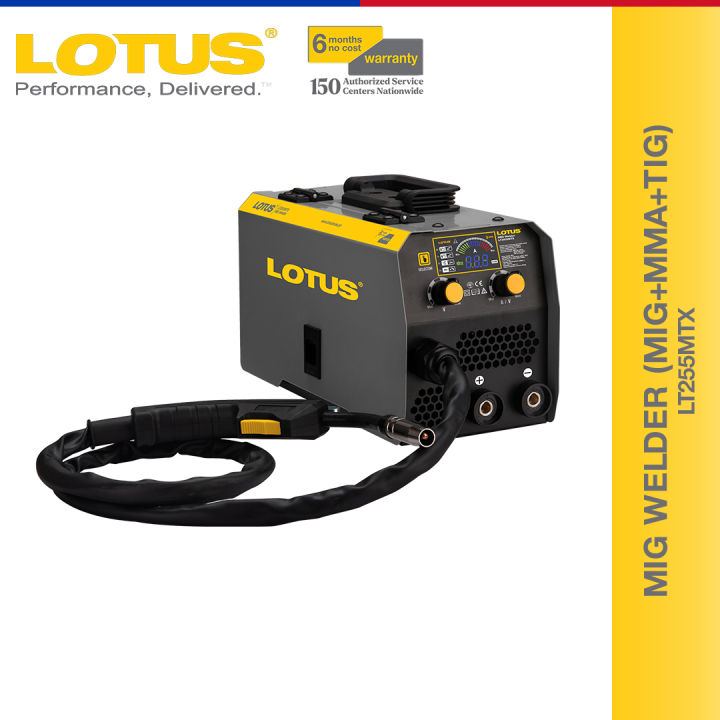 Lotus Mig Welder (MIG+MMA+TIG) LT255MTX – Power Tools | Welding Tools ...