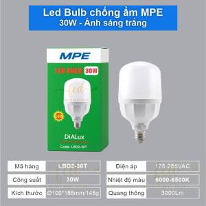 [MPE Chính Hãng] Bóng Đèn LED Búp Tiết Kiệm Điện – Ánh Sáng Trắng/Vàng/Trung Tính Công Suất (20W-30W-50W)