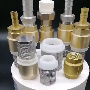 1/2" 3/4" 1" Brass Foot Valve With Filter Water Pump Foot Valve