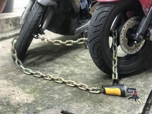 Khóa Dây Xích 10mm dài 185cm Chống Trộm Xe Máy OnGuard 8021