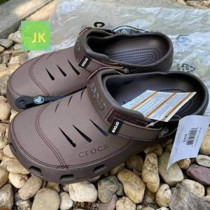 Dép sục cross yukon mesa cho nam phối da đúc liền khối đi mưachuẩn xịn ful box màu nâu