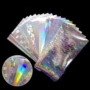 MUQZI 20X10cm Bạc Holographic Dính Sticker Cá Miếng Dán Da Mồi Sticker Cá Thu Hút Dán Cá Thu Hút Băng Cá Thu Hút Tái Trang Bị