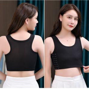 เสื้อชั้นในรัดตัวติดกระดุม เสื้อกล้ามทอม เสื้อทอม