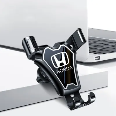 Car Holder Auto Fit Grativity Sensing Dudukan Holder Hp Di Lubang AC Air Vent Mobil Universal Dengan Logo Honda