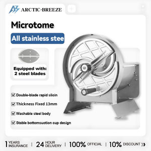 ArcticBreeze Vegetable Slicer Commercial Manual Electric Fruit And Vegetable Cutting Machine Lemon Slicer Food Processor Chopper Dicer