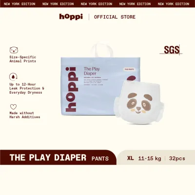 Hoppi Play Diaper Pants INSTANT ABSORPTION (M42/L38/XL32/XXL28) x 1 Pack