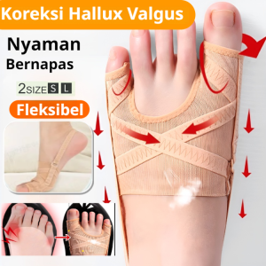 Penyangga Jempol Kaki Ortotik Mesh Penyangga Jempol Kaki untuk Bunion