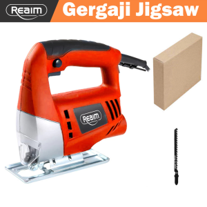 REAIM Electric Jigsaw with Blade Woodworking Saw Household Power Tools