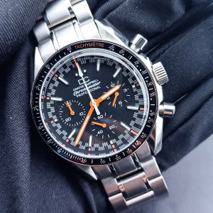 Japanese Quartz Watch Vk63 mens business watch panda dial vk63 movement Chronograph electronic multi-function No sapphire glass