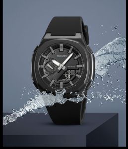 PENGIRIMAN INSTANT -- Jam tangan pria dual time skmei 2091 original rubber