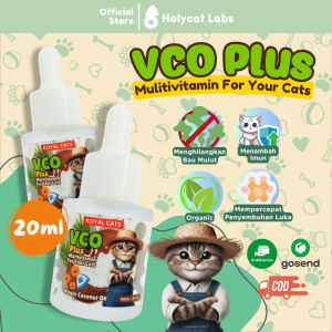 ROYCO Royal care Coconut oil VCO plus kucing anjing 30ml