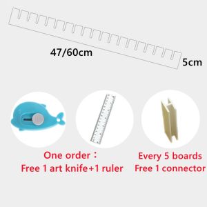 DIY Adjustable Storage Partition Boards Plastic Drawer Divider Board Space-saving Division Organizer