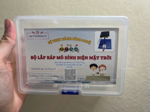 [Lập Trình Nhúng A-Z] Bộ Lắp Ráp Mô Hình Điện Mặt Trời (Có Hộp Đựng)