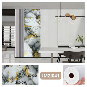 TURUN HARGA !! Wallpaper Foam PVC Marmer 60 X 280 cm Marble Foam Dinding Motif Marmer Stiker