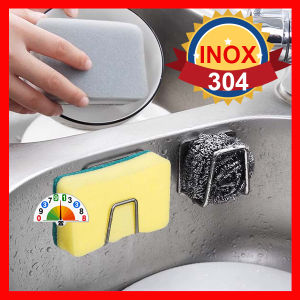 Móc Treo Inox Chống Gỉ Sét Móc Treo Miếng Rửa Chén Móc Dán Treo Đồ Đa Năng