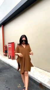 Nagita Long Square Terbaru Airflow Crinkle Blouse Atasan Big Size Wanita Oversized Top Cewe Kasual