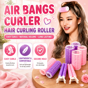Hair Curling Roller Magic Self-Adhesive Volumizing Fringe Curler Bangs Roller Styler Fluffy Hair