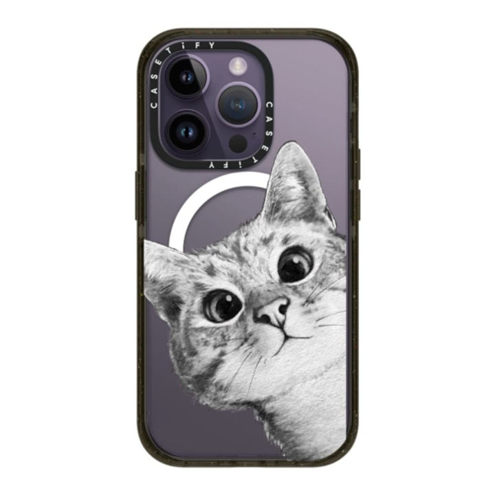 CASETiFY iphone15pro cute cat ケース Casetify Magsafe Case for iPhone 15 14 13 12 11 Pro Max 14