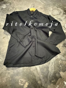 kemeja polos pria lengan panjang distro baju kerja premium