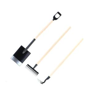 1/12 Scale Dollhouses Garden Tool Shovel Rake Hoe For Enthusiasts Seeking Detailed Miniature Decors Set of 3