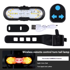 BDO ไฟเลี้ยวจักรยานรีโมทไร้สายไฟขี่กลางคืนพร้อมแตร