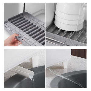 LEBI ที่ใส่ช้อนส้อม ตู้เก็บจานชาม dish rack กล่องเก็บจาน ชั้นวางของ เครื่องครัว ชั้นวาง ตู้เก็บของครัว ครัว ที่ใส่ช้อน ที่เก็บจานชาม ตู้ครัวเก็บจาน ตู้เก็บของพลาสติก