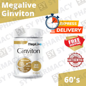 MegaLive Ginviton Softgel 60s/2x60s (Exp: 12/2026)