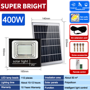 Samsung Solar Light LED Outdoor Waterproof Flood Light Home Solar Wall Light Street Lamp with Solar Panle