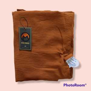 Khimar Kerudung Kaleza Size M Bahan crinkle airflow bergo tali valensha queen hijab