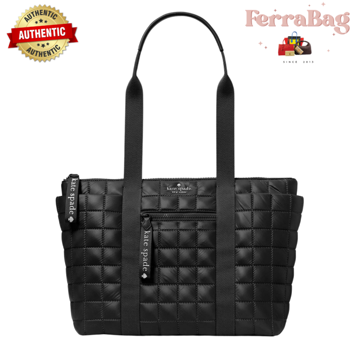 【Kate Spade】Camden Quilted Small Tote ◆国内発送◆ KATE SPADE Camden Quilted Medium Tote Black KI383