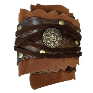 Antique Men Medieval Arm Gauntlet for Halloween Party Costume Arm Guard Music Festival Armors Bracers for Stage Show