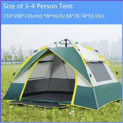 PENGIRIMAN CEPAT X-Culture Tenda Kemah Camping Outdoor Adventure 3-4 Orang X50 / tenda camping dewasa 4 orang waterproof tebal double layer lengkap full set kemah anti air pramuka gunung mendaki pendaki