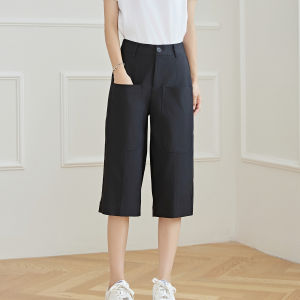 Eyouth 10148 women pants high waist 3/4 pants for woman