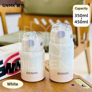 【G11】GNMK 350ml/450ml Botol Termos Stainless Steel 304 With Straw Car Mug Coffee Mug Tumbler Thermos Flask