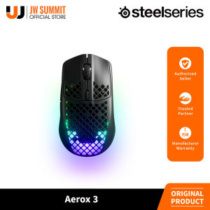 SteelSeries Aerox 3 2022 Edition 18000 CPI Ultra-Lightweight Dual Connectivity Wireless Gaming Mouse