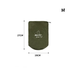 SAVIA Drawstring Closure Down Jacket Compression Bag Lightweight Sun Protection Clothing Drawstring Bag Home Use Multicolors Clothing Storage Bag Outdoor Travel