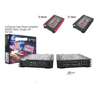 POWER MOBIL AMPLIFIER 4 CHANNEL / 4 CH 80000 WATTS AC-EEWU