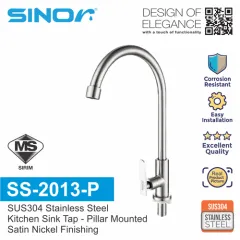 Sinor BF-9011-1 SUS304 Stainless Steel Broom Mop Holder With Hook in Kuala  Lumpur, Malaysia