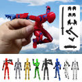 Titan Dummy 13 3D Printed Action Figure Dummy Joint Movable Action Figure 3D Puzzle DIY Lucky 13 Multi-sendi Bergerak Robot Dekompresi Merakit Mainan Dummy 13 Articulated. 