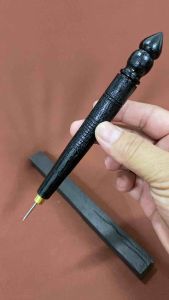 SHIBcoin ปากกา เหล็กจาร 17 ซม. 1 ชิ้น เลือก 1 ฃิ้น ทำจากไม้งิ้วดำ