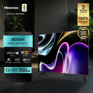 [PACKING KAYU] Hisense TV 40 inch - 40E4H NEW Vidaa U5 system - Smart TV FHD - Bezelless Design - Dolby Audio - Youtube/Netflix/Prime video - Casting - Wifi - USB - HDMI - Clean View