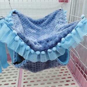 Vật nuôi ren võng hamster ấm tổ tua lồng Giường võng treo NƠI ẨN NÁU cho sóc guinea lợn Nguồn cung cấp
